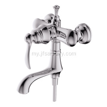 Exposed Brass Single Handle Shower Mixer Valve Chrome